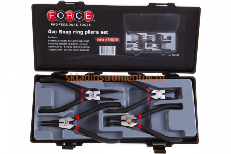 Набор разжимов стопорных колец FORCE 5043A