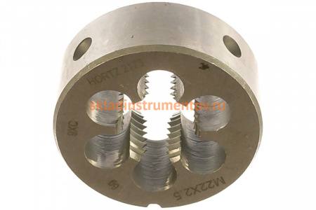 Плашка М 22 х2.5 9ХС HORTZ 204056