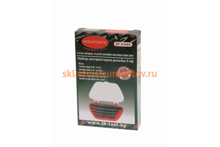 Набор экстракторов Rockforce 5 предметов RF-63005 Набор экстракторов Rockforce 5 предметов RF-63005