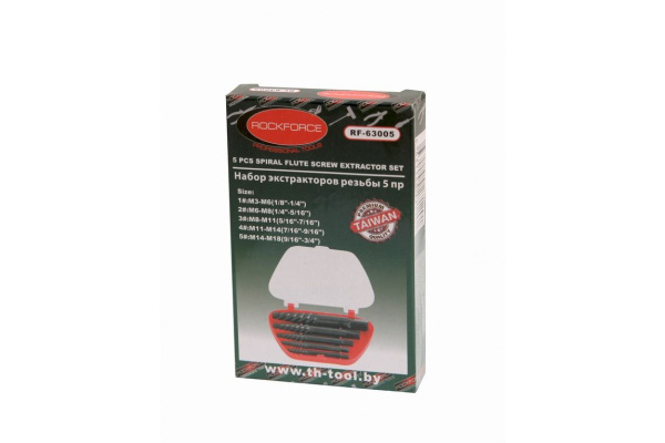 Набор экстракторов Rockforce 5 предметов RF-63005 Набор экстракторов Rockforce 5 предметов RF-63005