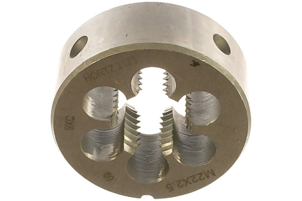 Плашка М 22 х2.5 9ХС HORTZ 204056