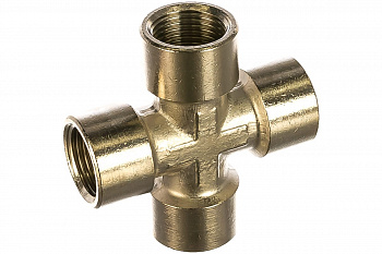 Переходник крестовина 1254/ 250/4 FFFF 1/2" GAV 34390