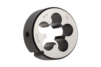 Плашка М18 шаг 2,5 мм. D45 мм Bucovice Tools 210180