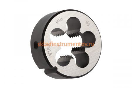 Плашка М18 шаг 2,5 мм. D45 мм Bucovice Tools 210180