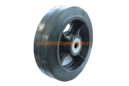 Колесо б/г обрезиненное без кронштейна (250 мм; 20 мм; нагрузка 800 кг) MFK-TORG W8010 20