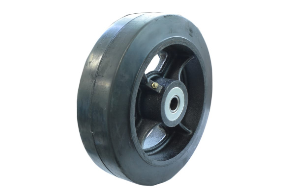 Колесо б/г обрезиненное без кронштейна (250 мм; 20 мм; нагрузка 800 кг) MFK-TORG W8010 20