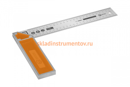 Угольник с нержавеющим полотном Центроинструмент 400мм 1423-400