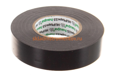 Изолента ПВХ HAUPA 19 мм x 25 м, цвет черный 263902