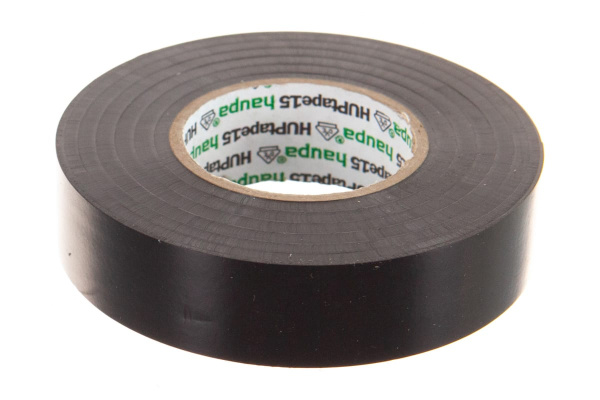 Изолента ПВХ HAUPA 19 мм x 25 м, цвет черный 263902