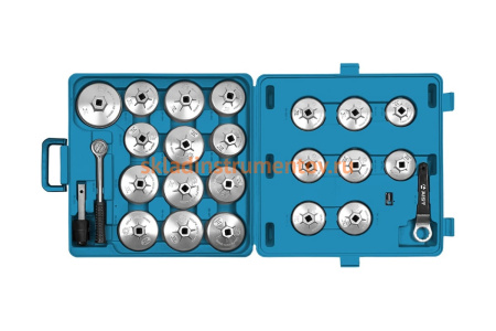 Набор внешних ключей для масляного фильтра 65-101мм, 1/2, 24шт в кейсе AIST 00-00004198