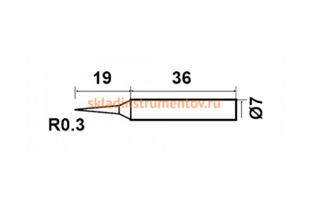 Жало конус 0.3 мм для паяльников 6PK-976NB, 6PK-976ESD-NB ProsKit 5PK-976N-B1 00247415 Жало конус 0.3 мм для паяльников 6PK-976NB, 6PK-976ESD-NB ProsKit 5PK-976N-B1 00247415