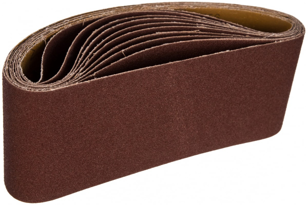 Лента шлифовальная (10 шт; 100х610 мм; P80) ПРАКТИКА 037-923