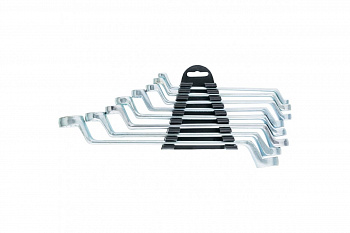 Набор накидных ключей SPARTA 6–22 мм, 8 шт., хромированные 153755