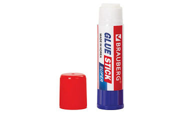 Клей-карандаш BRAUBERG SUPER, 8 г, Южная Корея 229540