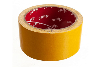 Клейкая двусторонняя лента на тканевой основе КУРС 48мм х 10м 11827