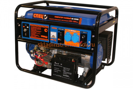 Газовый генератор СПЕЦ SG-6500 E