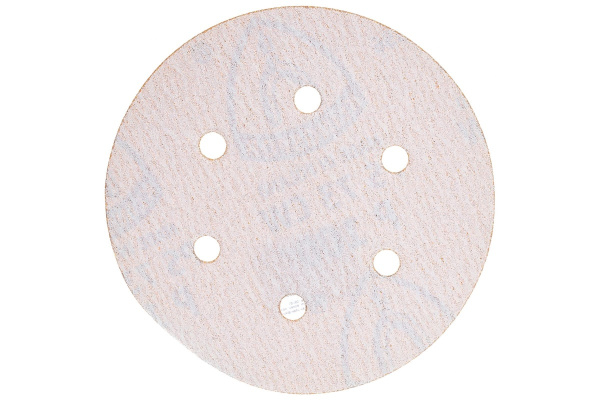 Круг шлифовальный на липучке для обработки красок, лаков и шпаклевок (150 мм; Р100; 6 отверстий) KLINGSPOR 301221