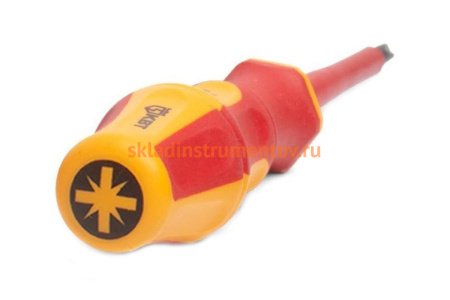 Диэлектрическая отвертка КВТ Профи PZ/FL1x80 79778