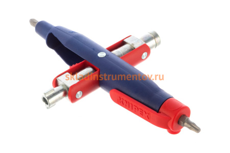Ключ для электрошкафов с битой и переходником KNIPEX KN-001107