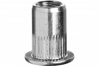 Резьбовые заклепки с насечками Зубр М3, 1500 шт, стальные, стандартный бортик 31317-03_z01