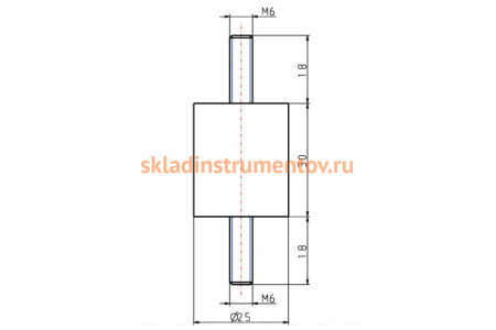 Резинометаллический буфер KIPP K0566.02503055