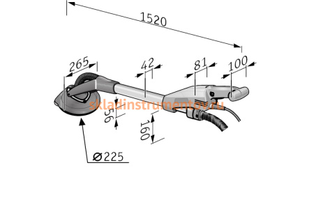 Шлифовальная машина для стен и потолков FLEX GE 5 R +TB-L 409324