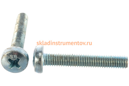 Винт ЗУБР, DIN 7985, M5 x 30 мм, 5 кг, (примерно 970 шт.) кл. пр. 4.8, оцинкованный, 303150-05-030