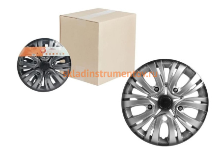 Колесные колпаки Airline 13 Лион + серебристо-черный AWCC-13-02