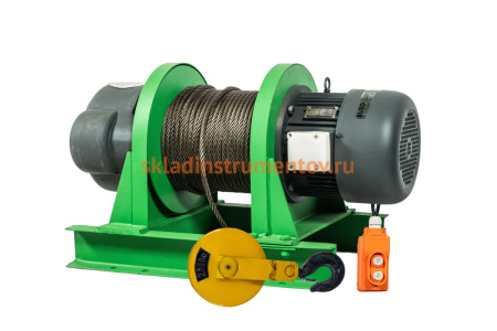 Электрическая лебедка (1000/2000кг, 100/50м, 380 В) EURO-LIFT KCD 0019832