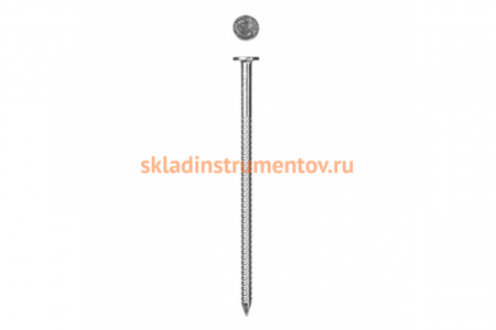 Гвозди ершеные оцинкованные 200 шт. (3.1х80 мм) Зубр 4-305141-31-080