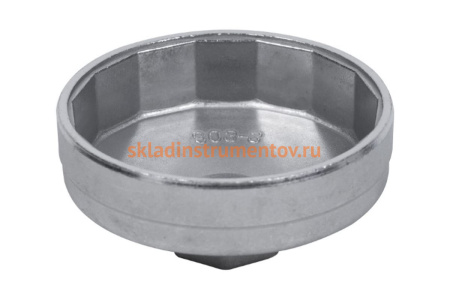 Торцевой съёмник масляных фильтров 74мм, 15 граней, 1/2, Chrysler, GM, Rover МАСТАК 103-44145