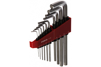 Набор средних Г-образных шестигранников 10 предметов FORCE 5102L