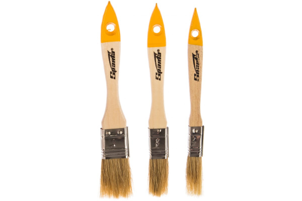 Набор плоских кистей 3 шт SPARTA 841115