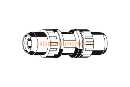 Соединитель "ШиреФит" (32 мм) для трубопровода Зубр 51490-32