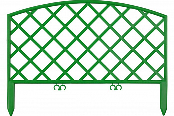 Декоративный забор Grinda ПЛЕТЕНЬ 24x320 см, зеленый 422207-G