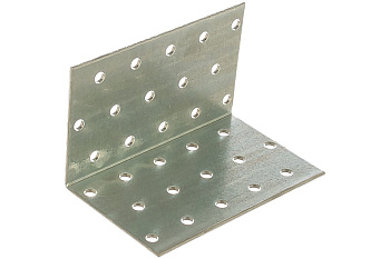 Крепежный угол Зубр МАСТЕР равносторонний, 100х60х60 мм, 20 шт. 310205-100-060