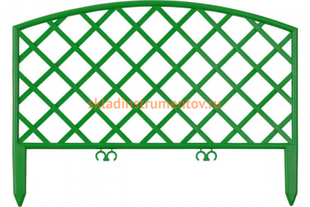 Декоративный забор Grinda ПЛЕТЕНЬ 24x320 см, зеленый 422207-G