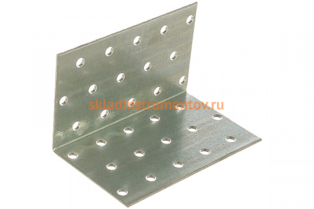 Крепежный угол Зубр МАСТЕР равносторонний, 100х60х60 мм, 20 шт. 310205-100-060