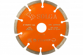 Диск алмазный BASIC сегментный по железобетону (125х22.2 мм) Solga Diamant 12803125