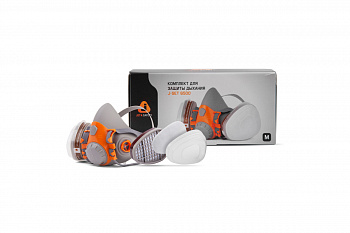Полумаска для защиты дыхания Jeta Safety J-SET из силикона, размер L, фильтры 6500K-L КОМПЛЕКТ