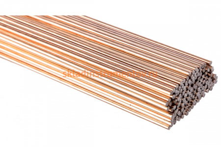 Прутки омедненные TIG ER70S-6/SG2 (5 кг; 2.4 мм; 1000 мм) Кедр 7390030