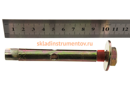 Болт анкерный с пластиковым кольцом 20 шт. (12х100 мм; М10) ЗУБР 4-302312-10-100