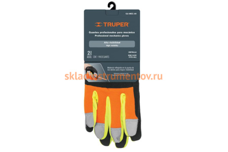 Профессиональные перчатки механика Truper GU-MEC-AV 10849 Профессиональные перчатки механика Truper GU-MEC-AV 10849