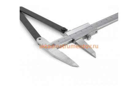 Разметочный штангенциркуль ЧИЗ ШЦРТ- 200 0,1 с твердосплавными губками 136313