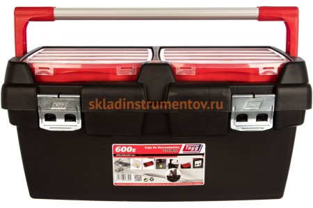 Ящик для инструментов 600x305x295мм +лоток + органайзер + 2 съемных органайзера Tayg 168000