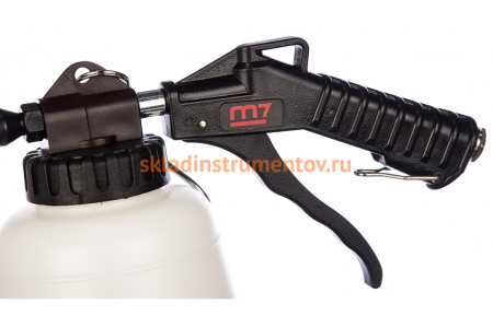 Пневматический моечный пистолет с гибким носиком MIGHTY SEVEN SX-3202