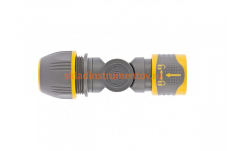 Соединитель быстросъемный универсальный 1/2-3/4" с шарниром PALISAD LUXE 66249