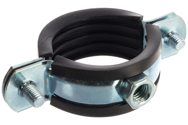 Трубный хомут с гайкой ЗУБР 1 1/4", 8 штук, оцинкованный 37850-40-45