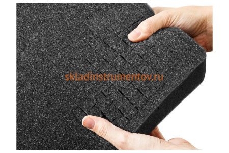 Ударопрочный пластиковый ящик, степень защиты IP55, 16", KRAFTOOL "PANZER" 38251-16