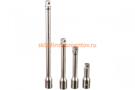 Набор удлинителей 1/2", 75, 125, 150, 250мм, 4шт KING TONY 4104PR